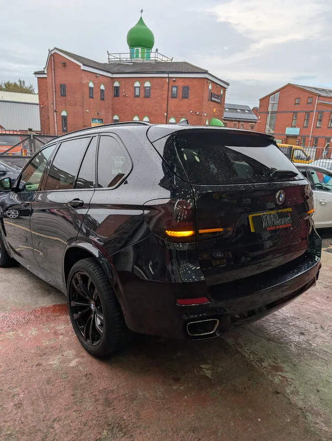 BMW X5 rear view after ECU remap